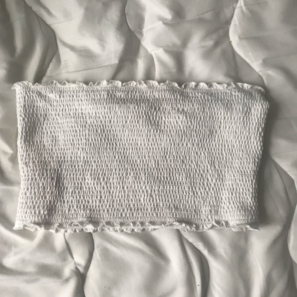 Ribbed tube top
